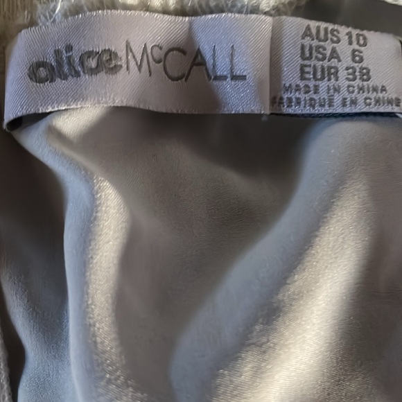 “RARE”NWT Alice McCall SEÑORITA Sheer Free people tailored overlay dress SZ 6 US - Picture 8 of 11